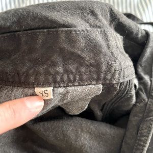 Jesse kamm overall in black canvas-size xs.